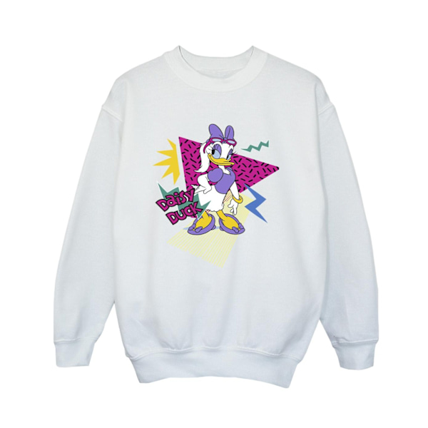 Disney Boys Daisy Duck Cool Sweatshirt 7-8 år Vit White 7-8 Years