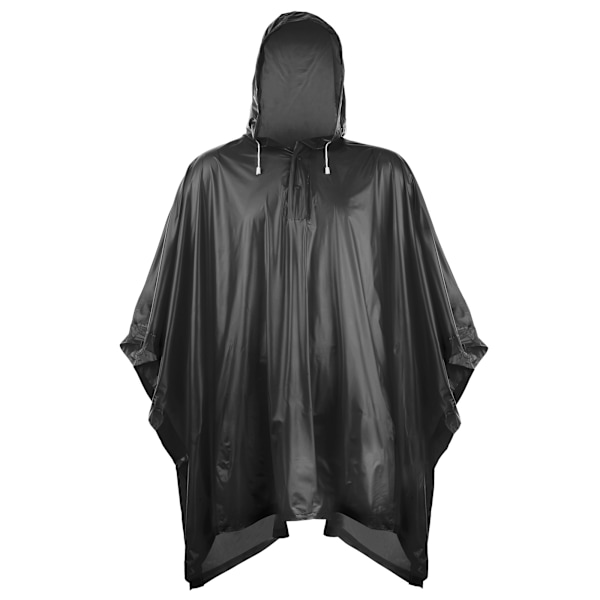 Splashmacs Unisex Vuxen Plast Poncho / Regnrock En Storlek Bla Black One Size