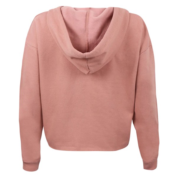 Disney Dam/Kvinnor Tro På Feer Crop Hoodie M Dusky Pin Dusky Pink/Black M