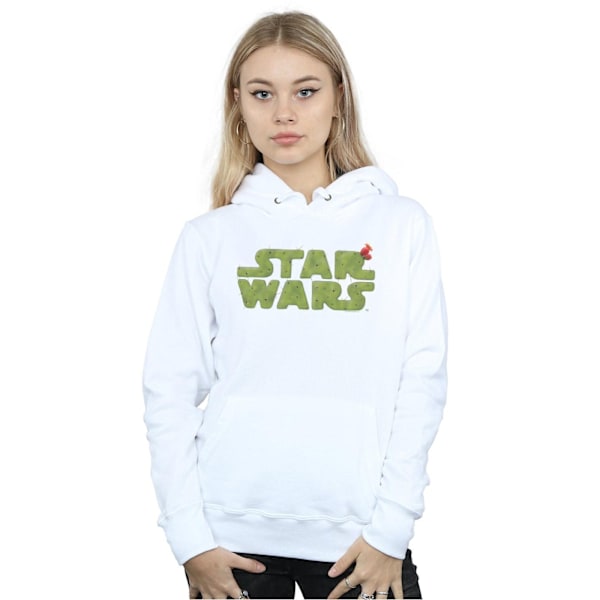 Star Wars Dam/Kvinnor Kaktus Logotyp Hoodie S Vit White S