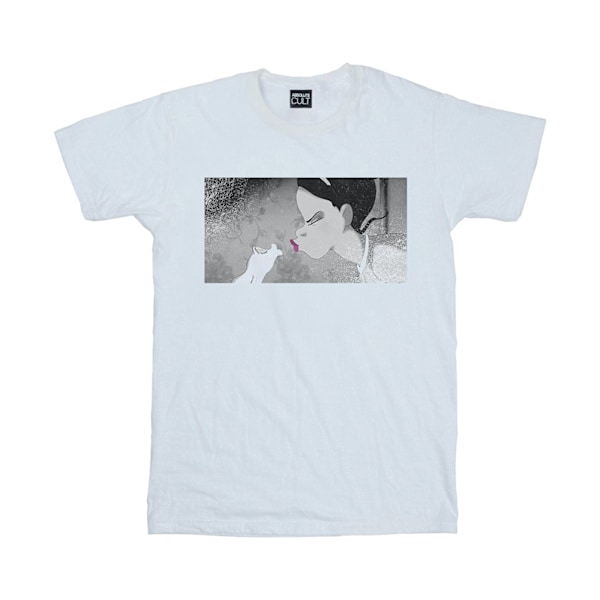 Disney Dam/Damer The Princess And The Frog Kiss Bomull Boyfriend T-Shirt White 5XL