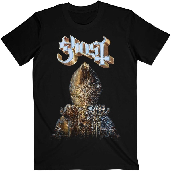 Ghost Unisex Adult Impera Glow Cotton T-Shirt XXL Svart Black XXL
