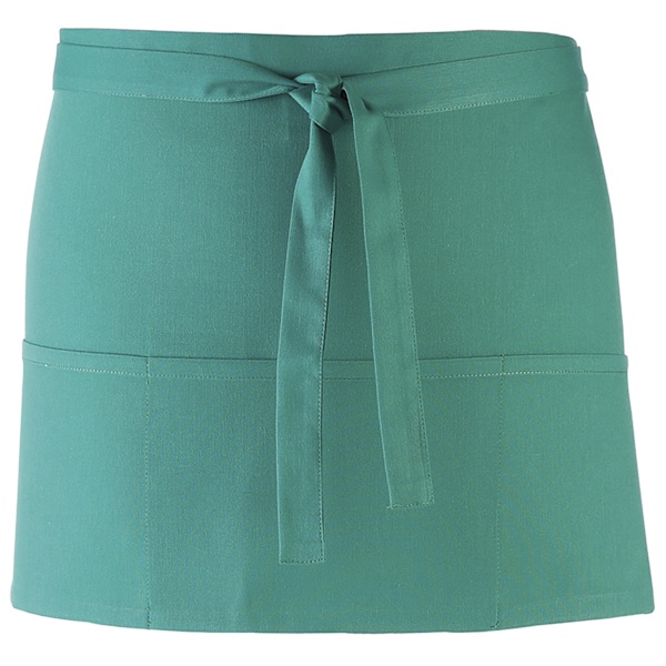 Premier Dam/Kvinnors Färger 3 Fickor Förkläde / Arbetskläder En Storlek Smaragd Emerald One Size