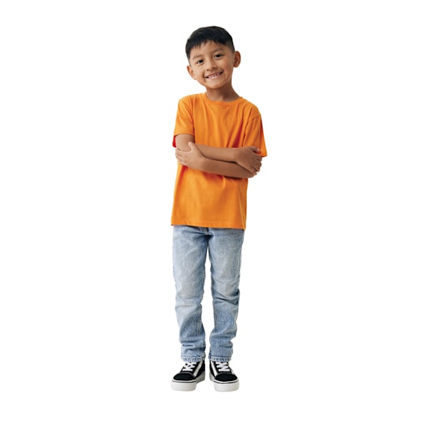 Iqoniq Barn/Barn Koli Återvunnen Bomull Lätt T-shirt Orange 9-10 Years