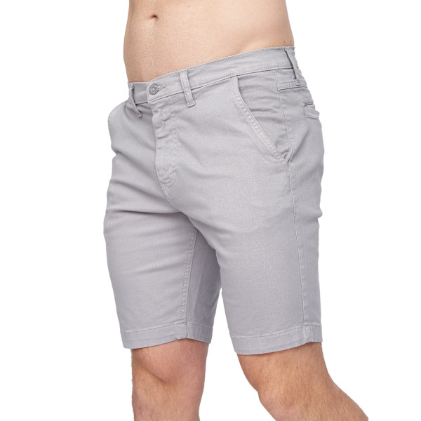 Duck and Cover Moreshore Shorts för män, 36R, ljusgrå Light Grey 36R