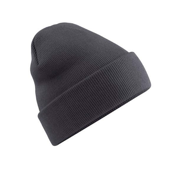 Beechfield Unisex Original Cuffed Beanie Vintermössa En Storlek Grå Graphite Grey One Size