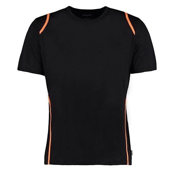 Gamegear® Cooltex® Kortärmad T-shirt / Herr Sportkläder M Bl Black/Fluorescent Orange M