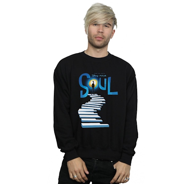 Disney Mens Soul Poster Art Sweatshirt 3XL Svart Black 3XL