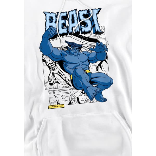 Marvel Herr X-Men Beast Serietidningshuvtröja M Vit White M