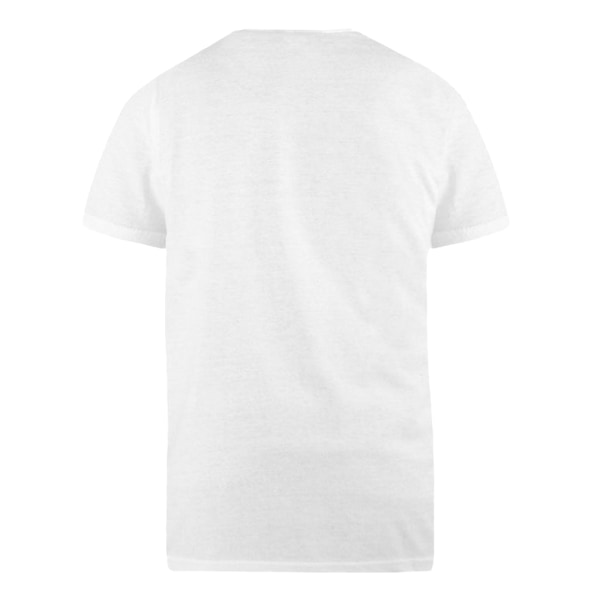 D555 Herr Kingsize Signature-1 bomull T-shirt 3XL Vit White 3XL
