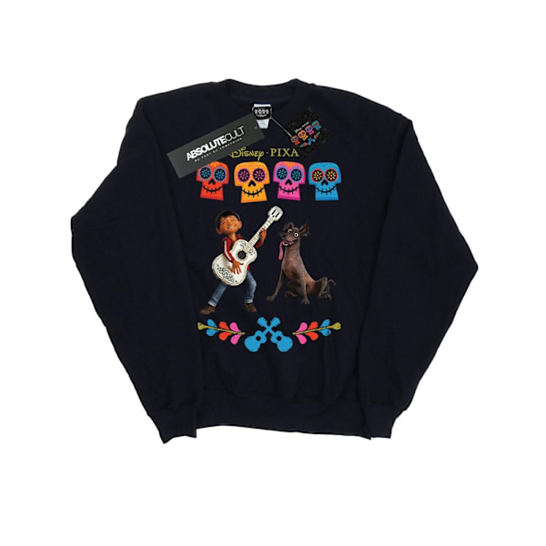 Disney Pojkar Coco Miguel Logo Sweatshirt 7-8 År Marinblå Navy Blue 7-8 Years