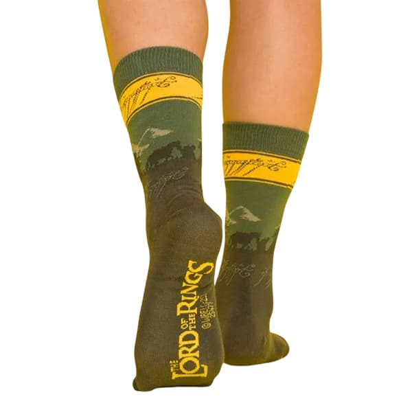 Sagan om ringen Unisex Vuxen Sauron Strumpor (2-pack) S-M Green/Black S-M