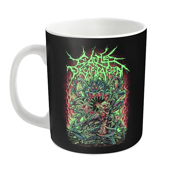 Cattle Decapitation Lost Profits Mug En Storlek Vit White One Size