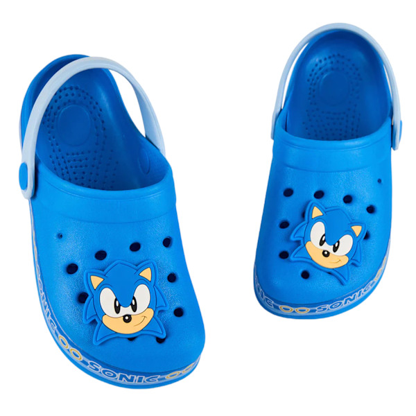 Sonic The Hedgehog Pojkkars Clogs 10 UK Barn Blå Blue 10 UK Child