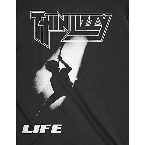 Thin Lizzy Unisex Vuxen Life Bomulls T-shirt M Svart Black M