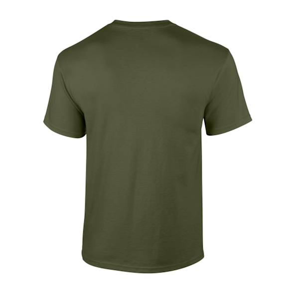 Gildan Herr Ultra Cotton T-shirt 3XL Militärgrön Military Green 3XL