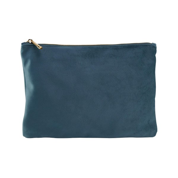 Bagbase Velvet Kosmetisk Väska 17cm x 12cm Blå Topas Blue Topaz 17cm x 12cm