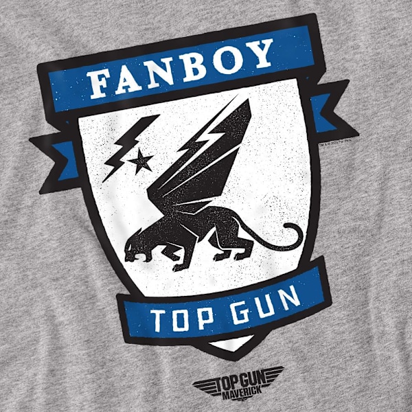 Top Gun Unisex Vuxen Fanboy Logo T-Shirt M Sport Heather Sport Heather M
