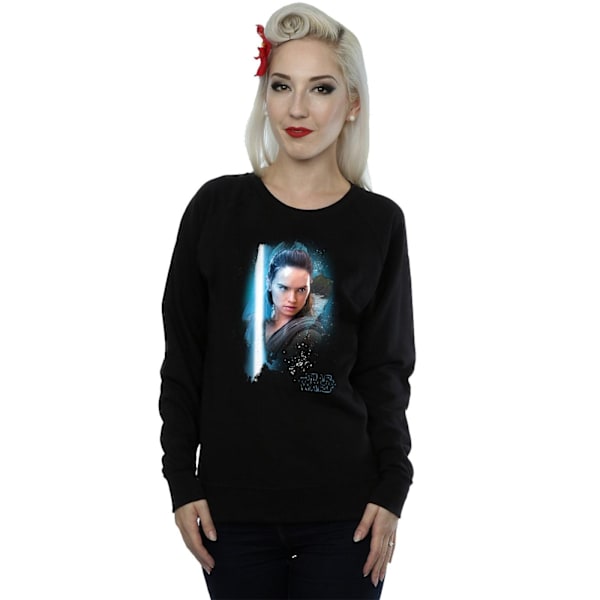 Star Wars Dam/Damer The Last Jedi Rey Borstad Sweatshirt L Black L