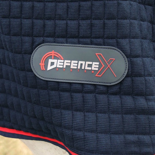 Hy DefenceX System Cool Control Hästtäcke 4´ 9 Marinblå Navy/Red 4´ 9