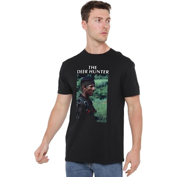 The Deer Hunter Mens De Niro T-Shirt L Svart Black L