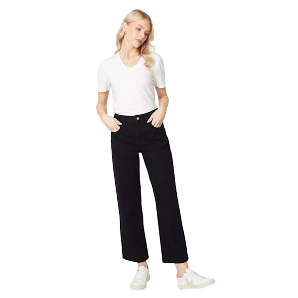 Principles Dam/Dam Denim Straight Leg Jeans 16 UK R Svart Black 16 UK R