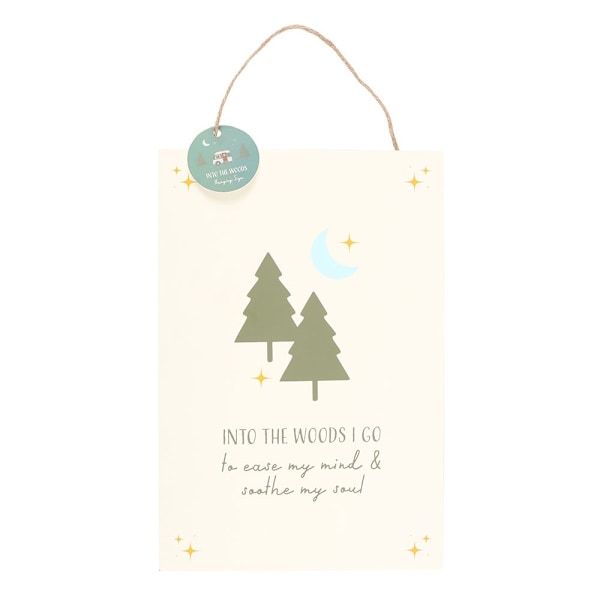 Something Different Into The Woods Hängande Skylt One Size Beige Beige One Size