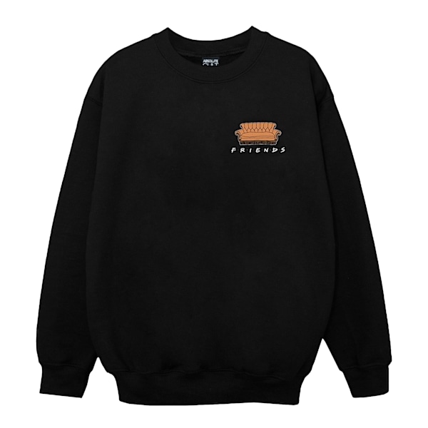 Friends Girls Couch Breast Print Sweatshirt 7-8 År Svart Black 7-8 Years
