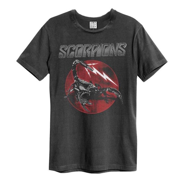 Amplified Unisex Vuxen Scorpion Tail Scorpions T-shirt M Kolgrå Charcoal M