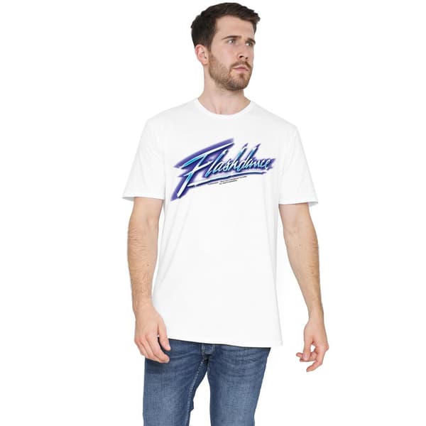 Flashdance Herr Logo T-Shirt 3XL Vit White 3XL