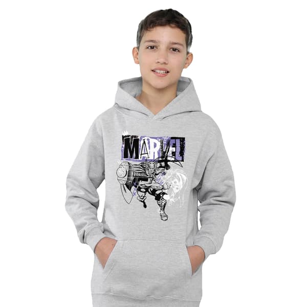 Marvel Barn/Barn Thor Thunder Hoodie 9-11 År Athletic H Athletic Heather 9-11 Years
