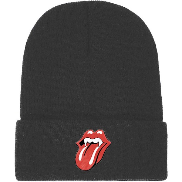 The Rolling Stones Unisex Vuxen Fångar Logotyp Mössa En Storlek Svart Black One Size