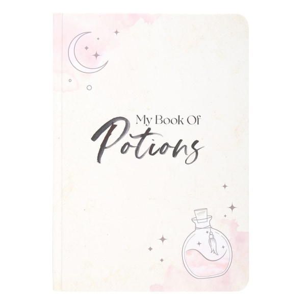Något annat My Book Of Potions A5 Notebook One Size Whi White/Pink/Black One Size