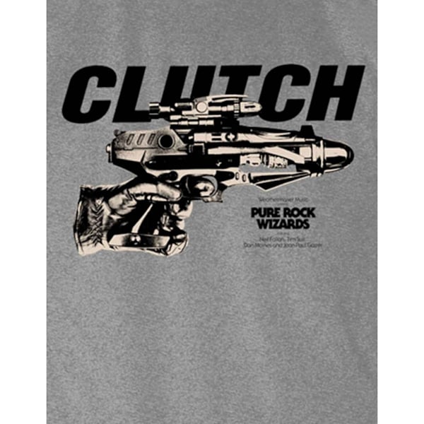 Clutch Unisex Adult Pure Rock Wizards T-Shirt L Grå Grey L