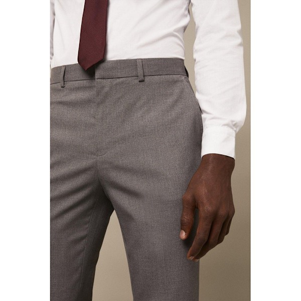 Burton Essential Tailored Suit Trousers 44R Light Grey Light Grey 44R