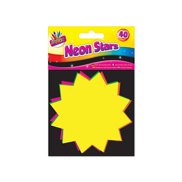 ArtBox Stars Registerkort (40-pack) One Size Flerfärgad Multicoloured One Size
