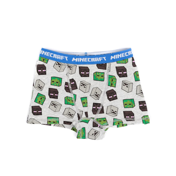 Minecraft Boys Boxer Shorts Set (3-pack) 10-11 år Grå/Blå Grey/Blue/Black 10-11 Years