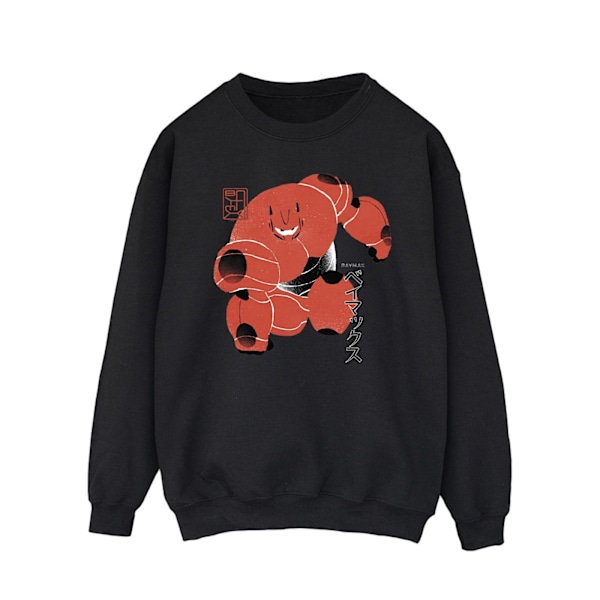Disney Herr Big Hero 6 Baymax Suite Pose Sweatshirt L Svart Black L