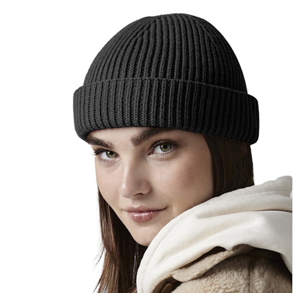 Beechfield Unisex Vuxen Harbour Fisherman Beanie One Size Svart Black One Size