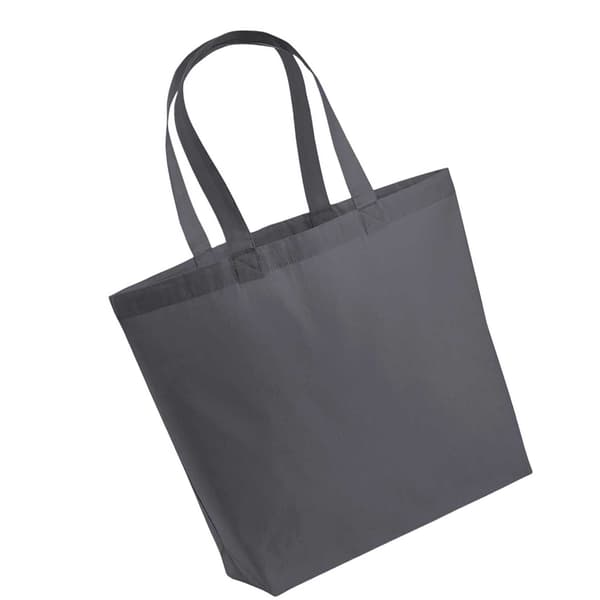 Westford Mill Premium Bomull Tote Bag En Storlek Grafitgrå Graphite Grey One Size