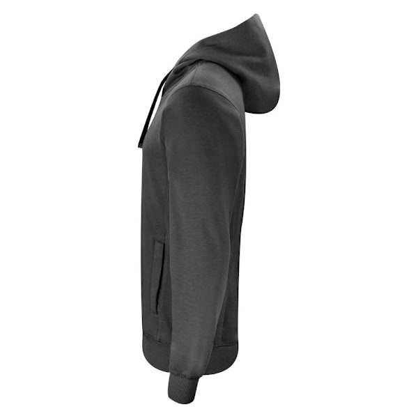 Clique Classic Melange Full Zip Hoodie för män 3XL Antracit Melange Anthracite Melange 3XL