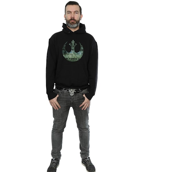Star Wars Rogue One I´m One With The Force Alliance Emblem Black XL