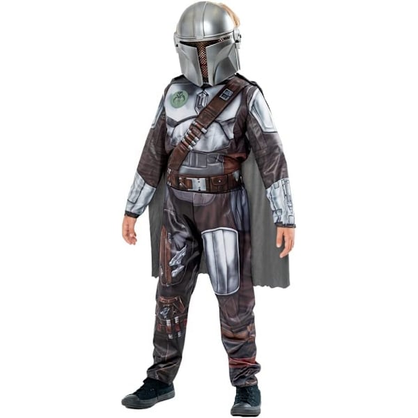 Rubies Pojkar Star Wars: The Mandalorian Kostym 5-6 År Brun/ Brown/Silver 5-6 Years