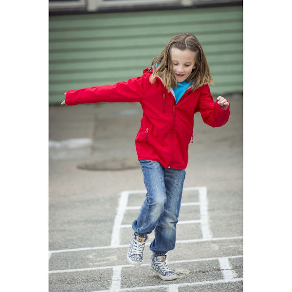 Clique Barn/Barn Basic Soft Shell Jacka 8 År Röd Red 8 Years