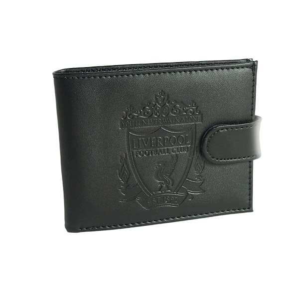 Liverpool FC Crest Läderplånbok One Size Svart Black One Size