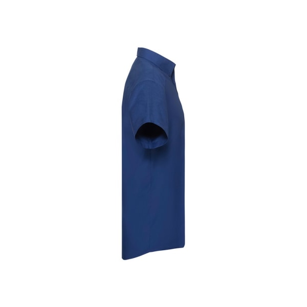 Russell Collection Herr Oxford Easy-Care Kortärmad Skjorta 18 Bright Royal Blue 18.5in
