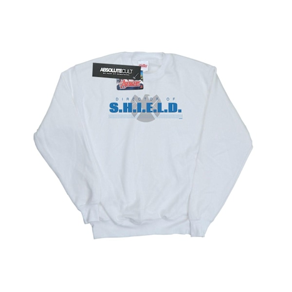 Marvel Mens Agents of S.H.I.E.L.D. Director Of S.H.I.E.L.D. Tröja White XL