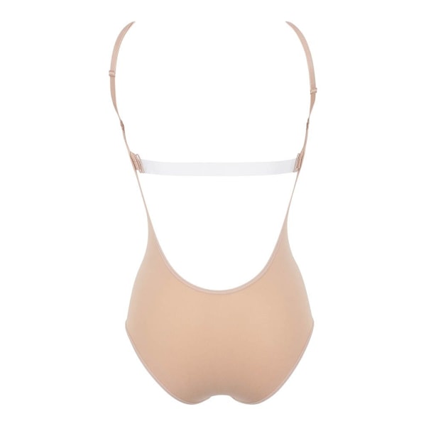 Silky Dance Dam/Dam Låg Rygg Body En Storlek Nude Nude One Size