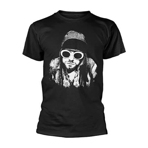 Kurt Cobain Unisex Monokrom T-shirt L Svart Black L