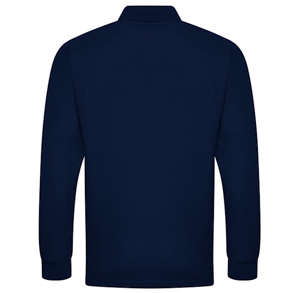 PRO RTX Herr Piqué Långärmad Poloskjorta 4XL Marinblå Navy 4XL